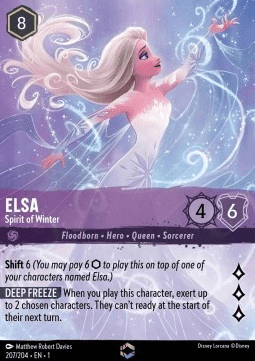 Elsa — Spirit of Winter trading card
